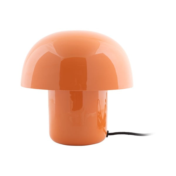 Oranžna namizna svetilka s kovinskim senčilom (višina 20 cm) Fat Mushroom – Leitmotiv