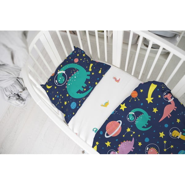 Rjuha za otroško posteljico iz bombažnega satena 120x60 cm Space Adventures - Butter Kings-image-1