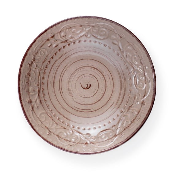 Peščeno rjava Brandani Serendipity lončeni krožnik, ⌀ 20 cm