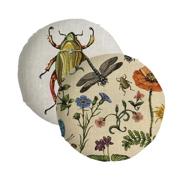 Obojestranski okrasni vzglavnik Madre Selva Tierra Bella, ⌀ 45 cm-image-3