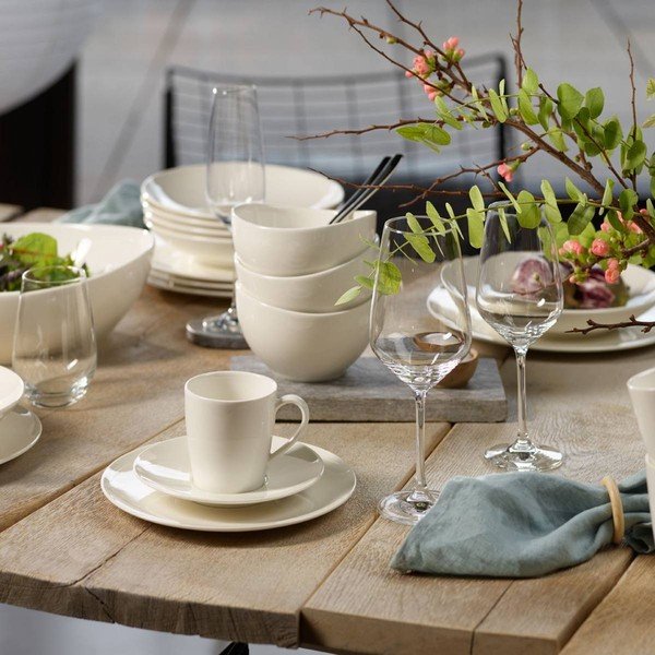 Bel porcelanast krožnik Like, Villeroy & Boch Group White, 16 cm-image-2