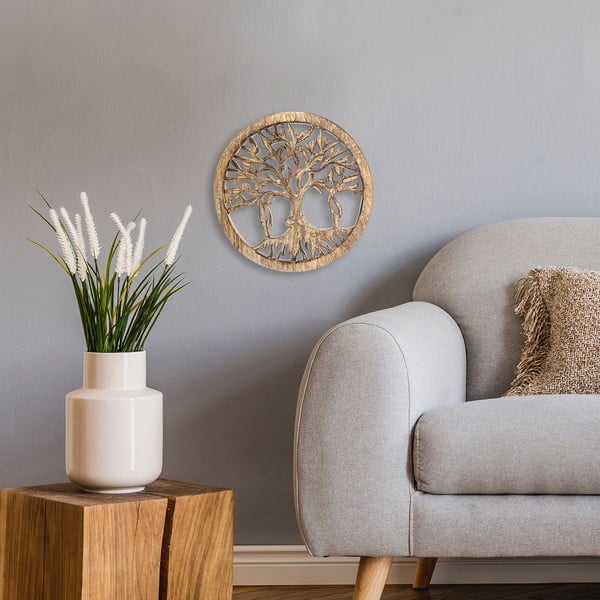 Lesena stenska dekoracija Mango - Orion-image-1