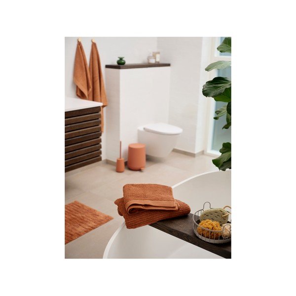 Oranžen plastičen koš za smeti s pedalom 3 l Nova One – Zone-image-2