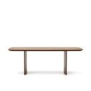 Rjava jedilna miza v orehovem dekorju 100x240 cm Litto – Kave Home