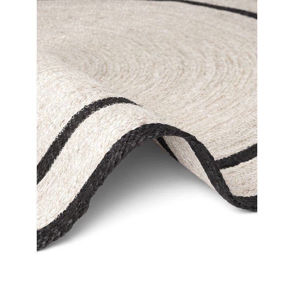 Ročno tkana okrogla preproga iz jute v svetli naravni barvi ø 150 cm Lina – Hanse Home-image-4