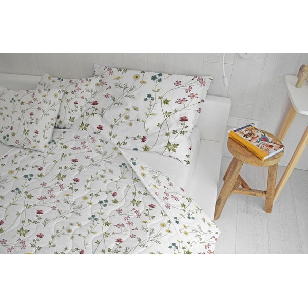 Komplet prešite odeje in prevleke za vzglavnik iz bombažnega satena 140x200 cm - Butter Kings-image-1