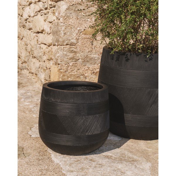 Betonski okrasni cvetlični lonci v kompletu 2 ks ø 50 cm Tival – Kave Home-image-1
