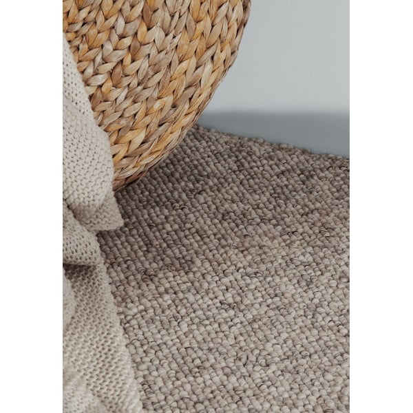 Siv/kremno bel pralen tekač 80x240 cm Rocco Dark Cream – Elle Decoration-image-4