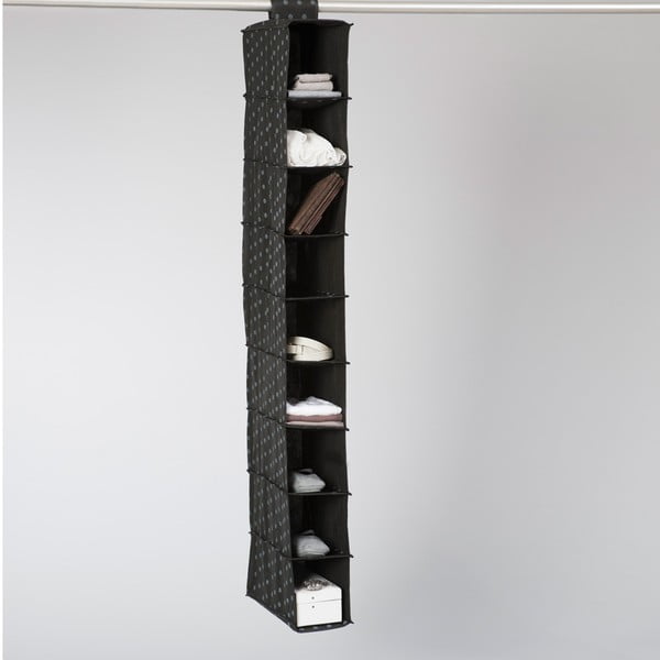 Črni viseči organizator z 9 predali Compactor Garment-image-2