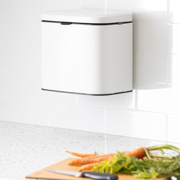 Bel koš za biološke odpadke 4 l Essentials – Ladelle-image-1