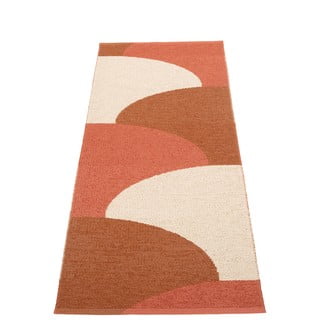 Opečnato oranžen zunanji in notranji tekač 70x180 cm Hill Brick Rust – Pappelina