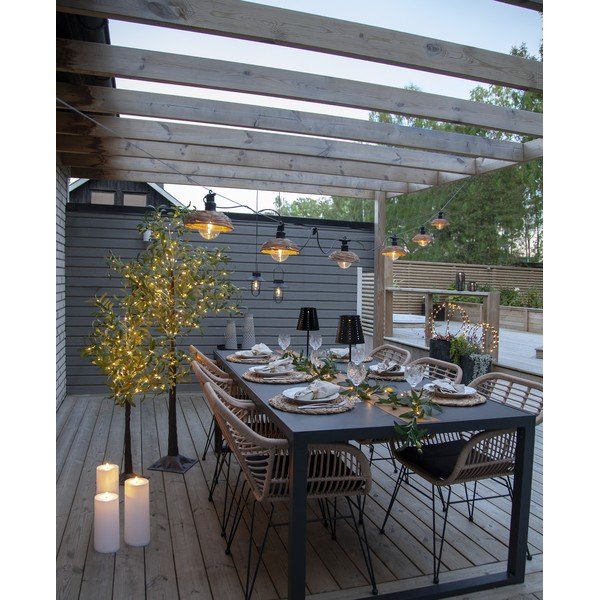 LED zunanja svetilka s solarnim panelom (višina 21 cm) Cage – Star Trading-image-4