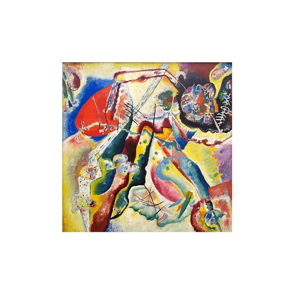 Reprodukcija slike Vasilija Kandinskega, 70 x 70 cm