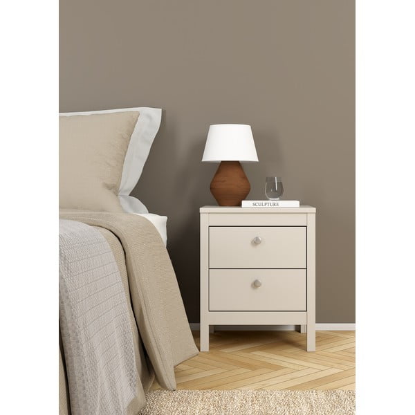 Sivo-bež nočna omarica Madrid – Tvilum-image-3