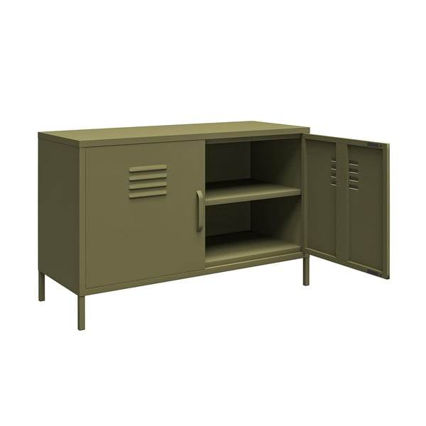 Zelena kovinska omarica 98x63 cm Bradford – Støraa-image-3