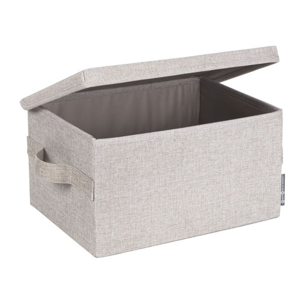 Tekstilna škatla za shranjevanje s pokrovom – Bigso Box of Sweden
