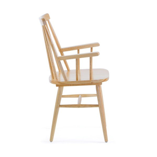 Jedilni stol iz naravnega lesa kavčukovca Kave Home Kristie-image-2