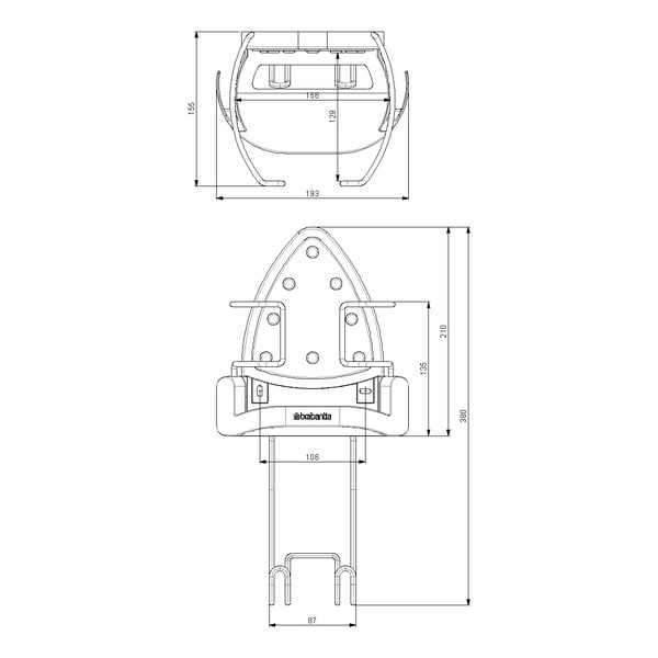 Držalo za likalnik in likalno desko – Brabantia-image-4