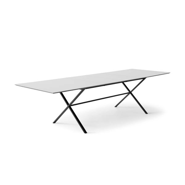 Raztegljiva jedilna miza z dodatno ploščo in belo mizno ploščo 90x165 cm Meza – Hammel Furniture-image-1