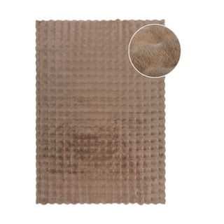 Rjavo sintetično krzno 80x150 cm Waffle Faux Fur – Flair Rugs