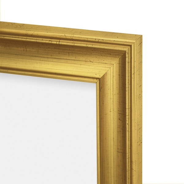Plastičen stoječ in stenski okvir v zlati barvi 22x28 cm-image-3