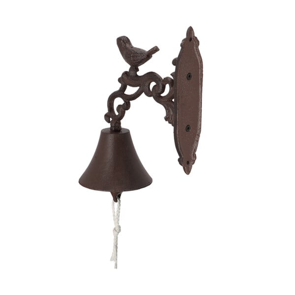 Stenski zvonec iz litega železa v darilni škatli Esschert Design Birdy-image-3