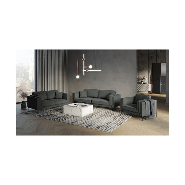 Temno siva zofa Milo Casa Attilio, 230 cm-image-4