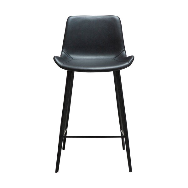 Črn barski stol (višina sedeža 65 cm) Hype – DAN-FORM Denmark-image-1