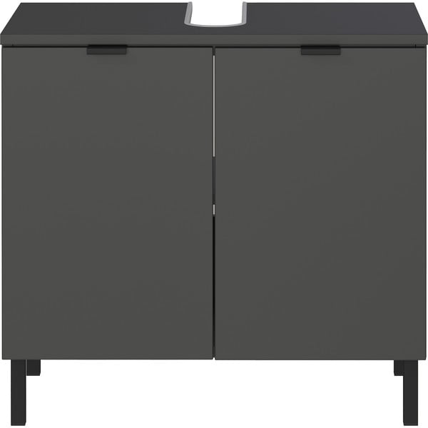 Antracitno siva omarica za pod umivalnik 60x56 cm Arcena – Germania