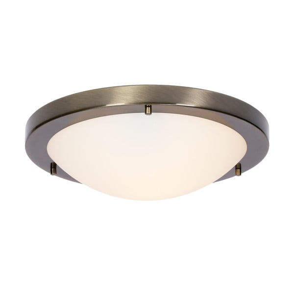 Stropna svetilka v bronasti barvi s steklenim senčnikom ø 18 cm Aquila – Candellux Lighting-image-3