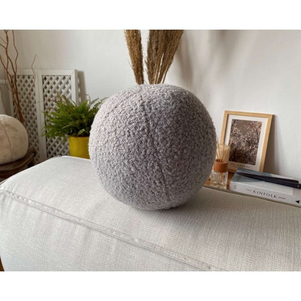 Okrasna blazina iz tkanine bouclé ø 25 cm Top – Mioli Decor-image-4