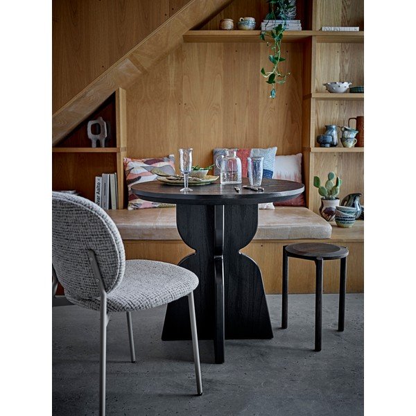 Siv tekstilen jedilni stol Percey – Bloomingville-image-1