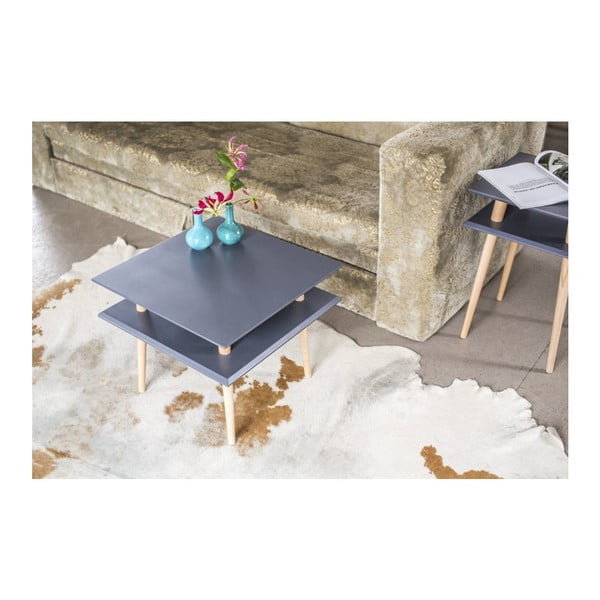 Bela kavna mizica Ragaba Square, 55x55 cm-image-2