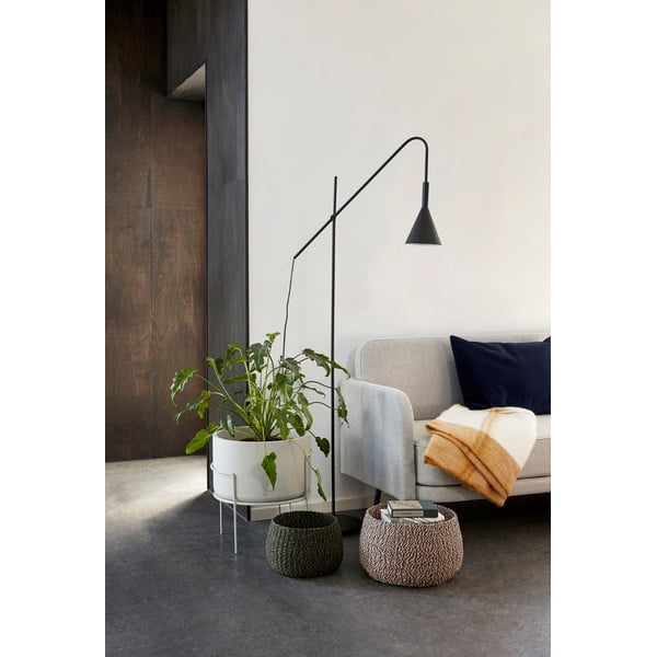 Temno modra prevleka za okrasno blazino Hübsch Astra, 60 x 40 cm-image-2