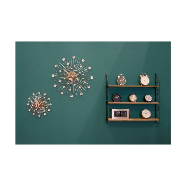 Karlsson Glass Wood Clock-image-2