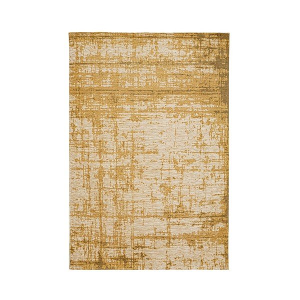 Gorčično rumena ročno tkana preproga iz šenilje 155x230 cm Yuno – Bizzotto