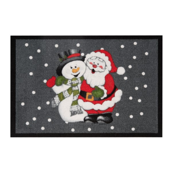 Predpražnik Hanse Home Santa and Snowman, 40 x 60 cm