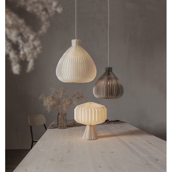 Kremno belo senčilo ø 38 cm Honeycomb – Star Trading-image-3