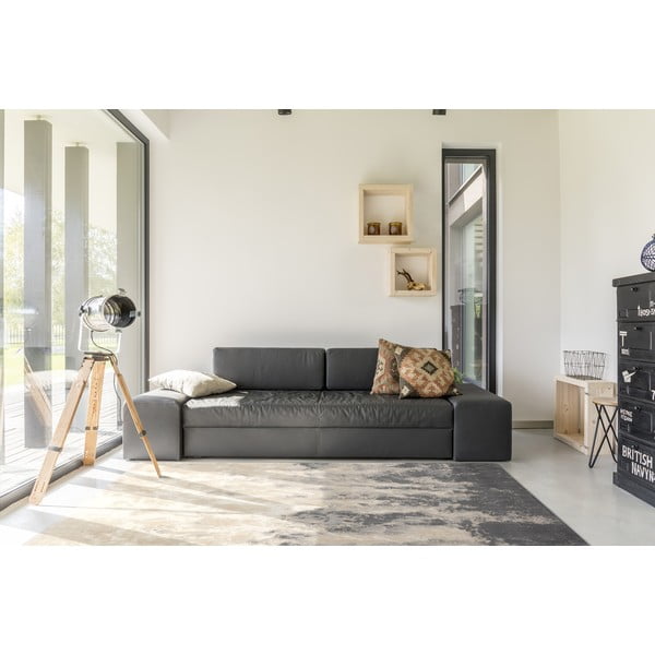 Siva/bež volnena preproga 133x190 cm Niagara graphite – Agnella-image-1