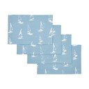 Bombažni pogrinjki v kompletu 4 ks 30x46 cm Salcombe Boats – Catherine Lansfield