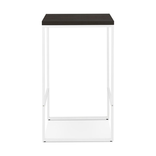 Črna barska miza z belimi nogami Kokoon Tikafe, višina 105 cm-image-2