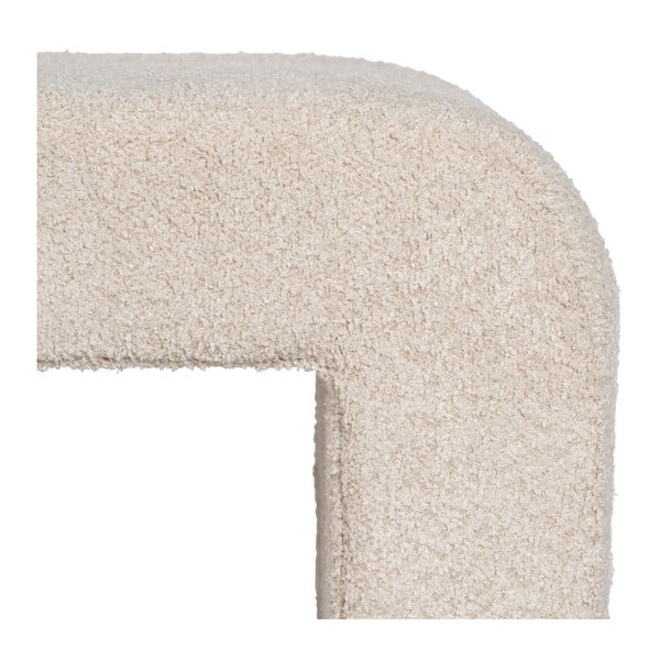 Bež tabure iz tkanine bouclé Suave – Ixia-image-2