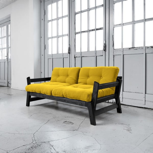 Raztegljiv kavč Karup Step Black/Amarillo