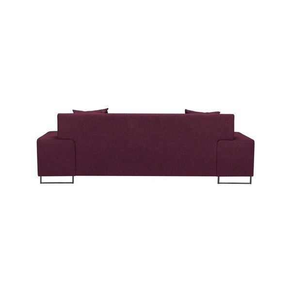 Vijolični kavč z nogami v črni barvi Cosmopolitan Design Orlando, 220 cm-image-4