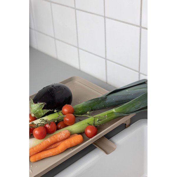 Bež dvonadstropni odcejalnik posode 42x29 cm Dry-It – Mette Ditmer Denmark-image-3