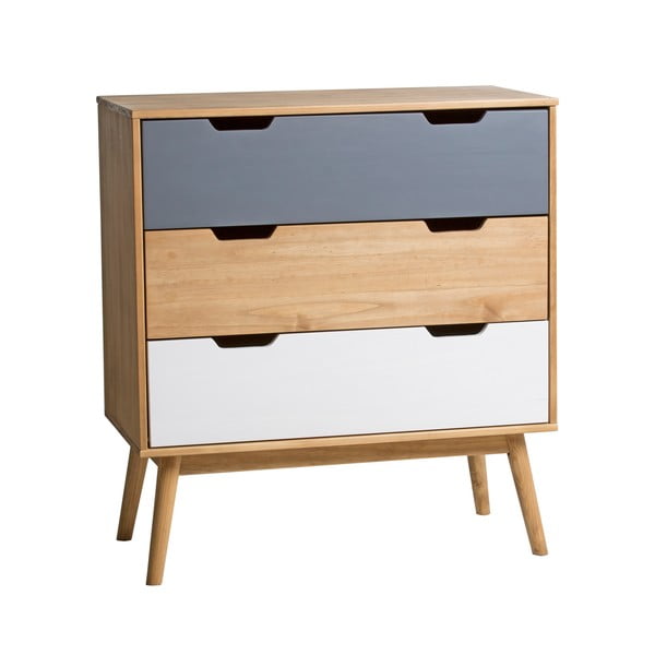 Komoda iz masivnega borovega lesa Marckeric Cusco, širina 80 cm-image-3