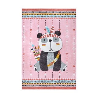 Rožnata otroška preproga 160x235 cm Panda – Hanse Home