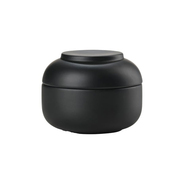 Črn lončen kopalniški organizator za vatke ali vatirane palčke Sensu – Zone