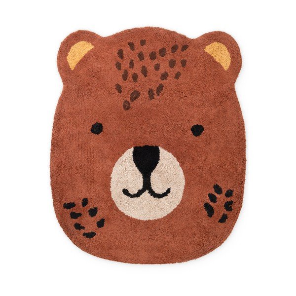 Rjava pralna/ročno tkana bombažna otroška preproga 120x149 cm Snuggle Berry – Hanse Home