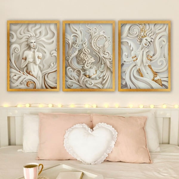 Slike v kompletu 3 ks 35x45 cm – Wallity-image-1